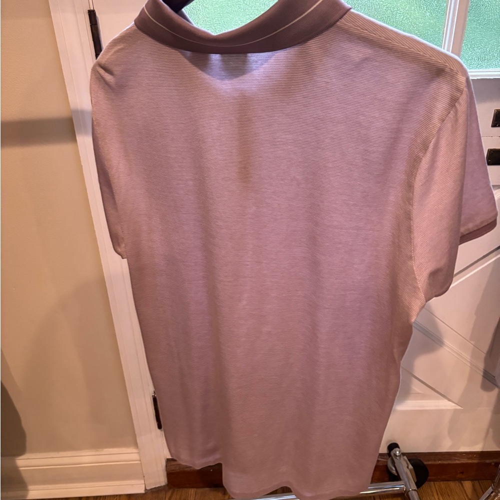 Hugo Boss Pink Polo Shirt Soft Cotton Casual